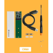 Кутия за твърд диск Transcend M.2 2280/2260, USB3.1 SSD Enclosure Kit, Silver