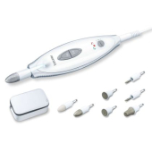 Комплект за маникюр/педикюр Beurer MP 41 Manicure/pedicure set, 7 attachments, 2 speed levels, LED light, storage case