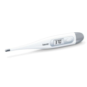 Термометър Beurer FT 09/1 clinical thermometer, Contact-measurement technology, Display in °C, Protective cap; Waterproof, white