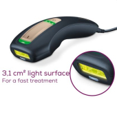Фотоепилатор Beurer IPL 5800 PureSkin Pro Hair-remover, Auto flash, 3.1 cm2, 600 000 pulses, safe skin sensor, UV filter, 3 energy levels, black