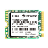 Твърд диск Transcend 512GB, M.2 2230, PCIe Gen3x4, NVMe, 3D TLC, DRAM-less