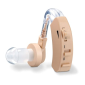 Слухов усилвател Beurer HA 20 hearing amplifier, Individual adjustment to the ear canal, Ergonomic fit behind the ear,3 attachments to individually adjust to the ear canalFrequency range: 200 to 5000 Hz, Maximum volume 128 dB