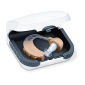 Слухов усилвател Beurer HA 20 hearing amplifier, Individual adjustment to the ear canal, Ergonomic fit behind the ear,3 attachments to individually adjust to the ear canalFrequency range: 200 to 5000 Hz, Maximum volume 128 dB