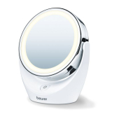Козметично огледало Beurer BS 49 lluminated cosmetic mirror; 12 LEDs; 5 x zoom; 2 mirrors; 11 cm