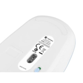Мишка Natec Mouse Harrier 2, 1600 DPI Bluetooth 5.1 White-Blue
