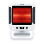 Инфрачервена лампа Beurer IL 60 infrared heat lamp, For colds and muscle tension,  SCHOTT NEXTREMA glass-ceramic cover lens, UV blocker, Adjustable shade from 0-40 degrees, 300W, electronic timer, Medical device