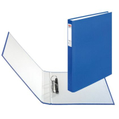 Класьор с два ринга Herlitz PP, рингове Ф25 mm, A5 4 cm Син