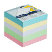 Хартиено кубче Office Point Незалепено, 85x85 mm 800 л. Цветен микс