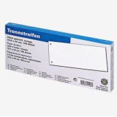 Разделител Office Point Картон, хоризонтален 10.5х24 cm, 100 бр.  Син