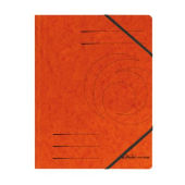 Папка с ластик Herlitz Colorspan Картон, А4 Оранжева