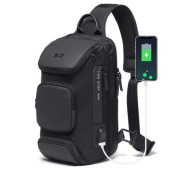 Чанта BANGE Crossbody AIR Onyx Black 8 джоба, 12“, 8 l