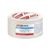 Лепяща лента Tesa Basic Pack Опаковъчна хотмелт 50 mm x 66 m, Безцветна