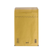 Плик с мехурчета G17 Кафяв, 252x350 / 240x340 mm, стикер
