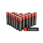 Батерия Verbatim ALKALINE BATTERY AA 20 PACK (HANGCARD)