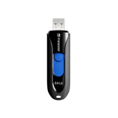 Памет Transcend 64GB, USB3.1, Pen Drive, Capless, Black