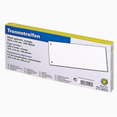 Разделител Office Point Картон, хоризонтален 10.5х24 cm, 100 бр.  Жълт