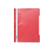 Папка PVC с перфорация, А4 Червена 5 бр.