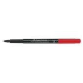 Универсален перманентен OHP маркер Faber-Castell 1525 М 1.0 mm Червен