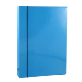 Кутия с ластик Economy Картон мукава, 320x230x40 mm, Синя