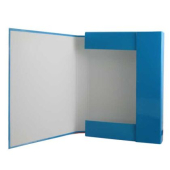 Кутия с ластик Economy Картон мукава, 320x230x40 mm, Синя