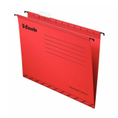 Папка за картотека Esselte Pendaflex V-образна, картон Червена