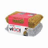 Домакинска гъба viGO! За деликатни повърхности, 2 бр.