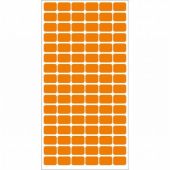 Етикети за цени 12x18 mm 96 етик./лист Оранжев неон
