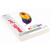 Цветна микс хартия Multi Jet Пастел, A4 5x50 л. 80 g/m2