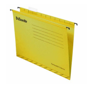 Папка за картотека Esselte Pendaflex V-образна, картон Жълта