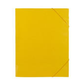 Папка с ластик Standard Картон, А4 Жълта