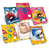 Тетрадка Multiprint Kids Меки корици, А5 20 л. с широки редове