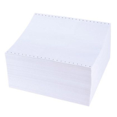 Безконечна принтерна хартия 240/12/2 850 л. бяла двупластова