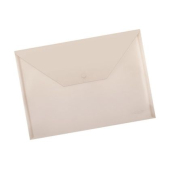 Папка джоб с копче Office Point PP, А4 Прозрачна