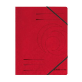 Папка с ластик Herlitz Colorspan Картон, А4 Червена