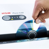 Шредер HSM Pure 530 S27 27 листа, 80 l