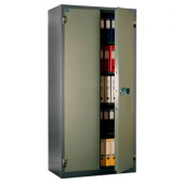 Брониран огнеупорен електронен шкаф Brand Mauer 1993EL С 4 рафта, 93x52x195 cm / 82x42x180 cm, 143 kg Сив