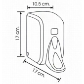 Дозатор за течен сапун Vialli 20x15xx15 cm, Бял