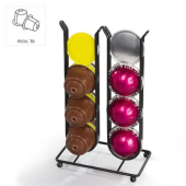 Метална стойка Xavax за капсули Dolce Gusto За 16 бр. капсули, Черен