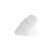 Мишка Natec Vertical Mouse Crake 2 Wireless, 2400DPI Bluetooth 5.2 + 2.4 GHz White