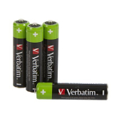 Батерия Verbatim RECHARGEABLE BATTERY AAA 4 PACK / HR03