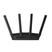 Рутер Asus Wireless Router, RT-BE58U, BE3600, Dual-Band, Quad-Core 2.0GHz CPU, 256MB/1GB Flash/RAM, 4K-QAM, 2.5G port, AiProtection Pro, NAT Passthrough, VPN, multiple SSIDs,  IPTV, Beamforming, 4G LTE/5G Mobile Tethering, AiMesh, Black