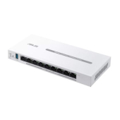 Рутер Asus Business Gigabit PoE+ VPN Wired Router, ExpertWiFi EBG19P, 8 PoE+ ports, 123W, 1 gigabit WAN+2 gigabit WAN/LAN, USB 3.2, PoE centralized control, SDN, guest portal, Multi-WAN, Commercial-Grade Network Security & VPN, wall mounting,White