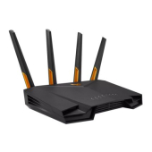 Рутер Asus Gaming Wireless Router,TUF Gaming AX3000 V2, AX3000, Dual-Band, Quad-Core 1.7GHz CPU, 256MB/512MB Flash/RAM, 2.5Gport, AiProtection Pro, Adaptive QoS, VPN Fusion, IPTV, OFDMA, Beamforming, Link Aggregation, Port forwarding, AiMesh, Black