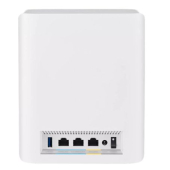 Меш система Asus Mesh WiFi system, ZenWiFi BT10 1PK, BE18000, Tri-Band, up to 280m2, Quad-Core 2.0GHz CPU, 256MB/2GB Flash/RAM, 10G dual-port, Smart Home Master SSIDs, AiProtection Pro, Adaptive QoS, VPN server/client, IPTV, OFDMA, Beamforming, AiMesh,Whi