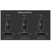 Мишка BenQ ZOWIE EC3-CW Wireless Mouse For Esports, Size S, 79g, up to 1000 Hz, up to 3200 DPI, 3370 sensor, Asymmetrical ergonomic design w/shorter overall length, Reduced weight, 24-step scroll wheel, Driverless, plug and play, inspired by Emil 'HeatoN'