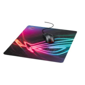Подложка за мишка Asus ROG Strix Edge large, vertical gaming mouse pad with gaming-optimized surface, full-color anti-fray stitched edges and a non-slip rubber base