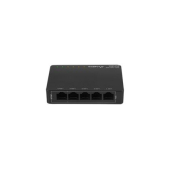 Комутатор Lanberg switch dsp3-1005-60w 5x 1GB poe+ (4 port poe 30w/port max 60w) unmanaged desktop