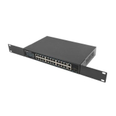 Комутатор Lanberg switch 24x 1GB poe+/2x GB 2x sfp rack 19