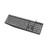 Клавиатура Natec keyboard Nautilus SLIM Black-Grey US layout