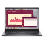 Лаптоп Dell Pro 14 PC14250, Intel Ultra 7 255U (12 TOPS NPU, 12 cores, up to 5.2 GHz), 14